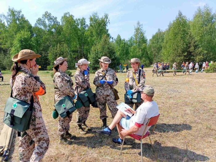 Дружинники "Красного пищевика" приняли участие в ежегодном соревновании на лучшую санитарную дружину Бобруйска