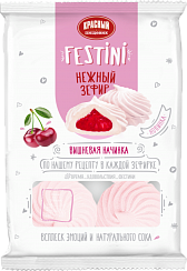 Зефир ТМ "Festini" с вишневой  начинкой  250г